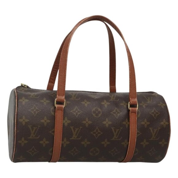 LOUIS VUITTON Monogram Papillon 30 Hand Bag M51385 LV Auth 121693